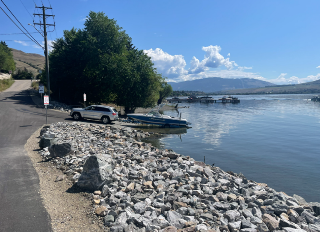 Boat launch at 8130 Tronson Road replaced and open for use City of Vernon