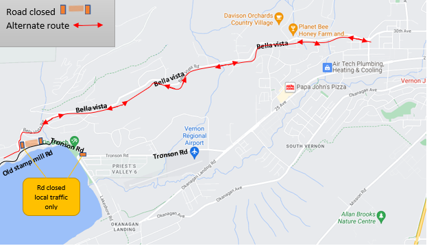 Tronson Road Closure