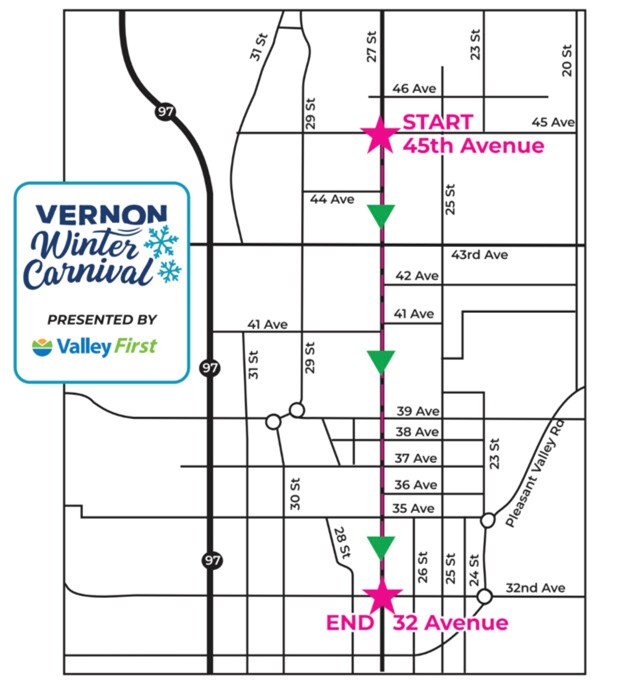 Winter Carnival Traffic Map