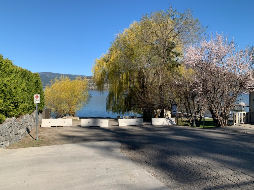 Boat launch closure on Okanagan Landing Road City of Vernon