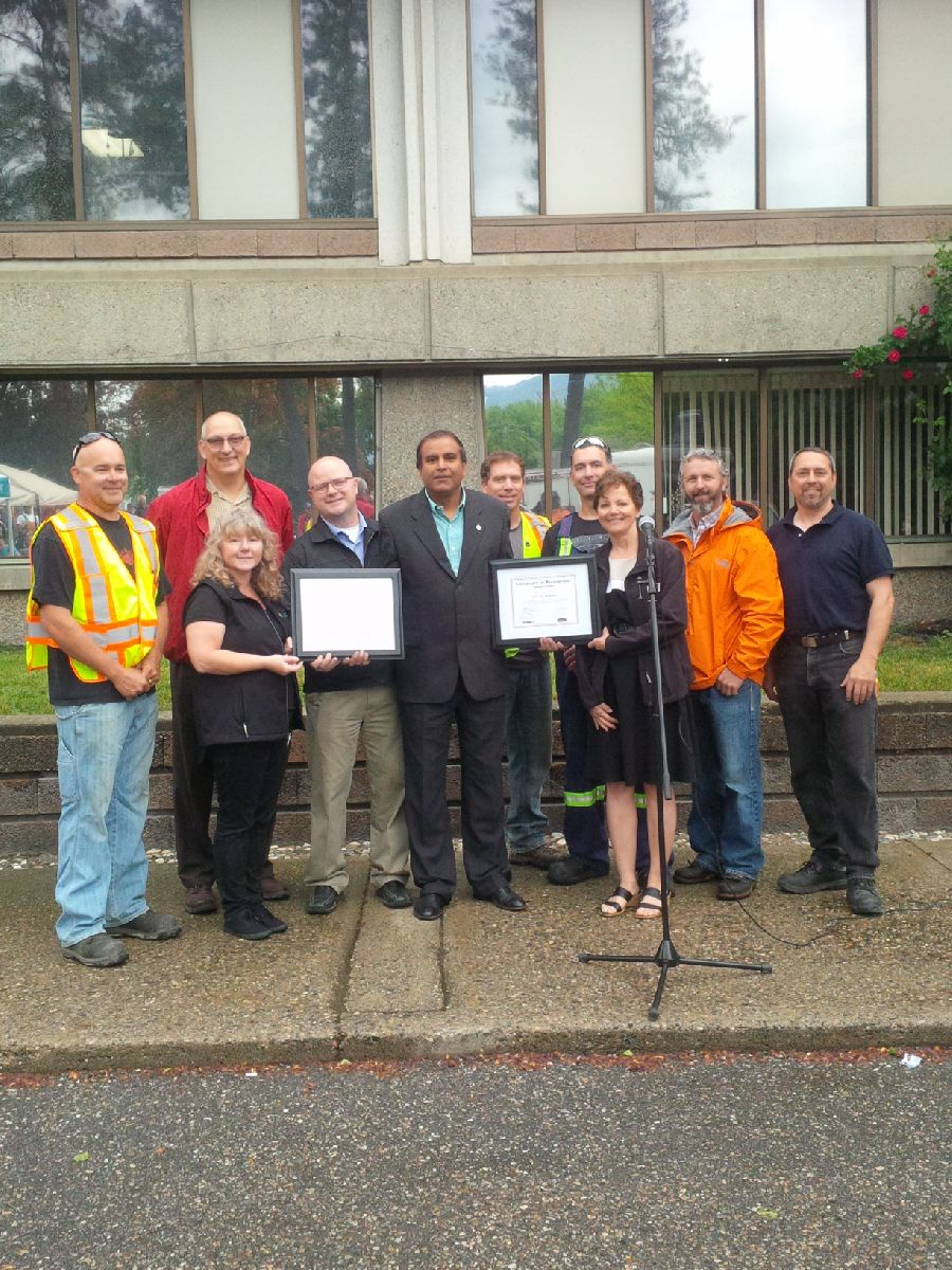 City of Vernon receives recognition for health and safety practices