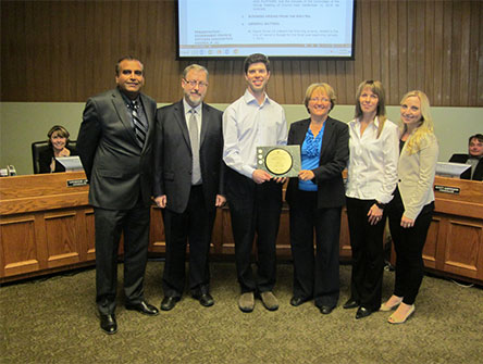 City of Vernon financial award