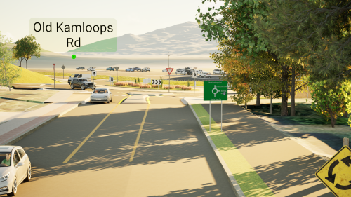 Alexis Park Drive looking north