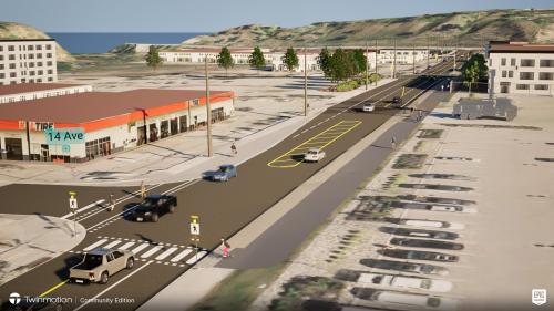 Kal Lake Road Looking North