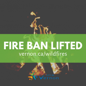 Fire Ban lifted