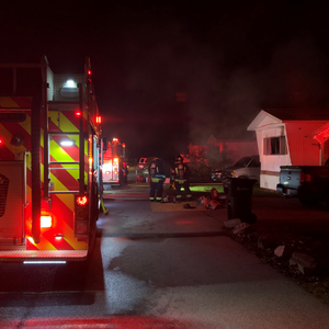 Okanagan Landing Road structure fire