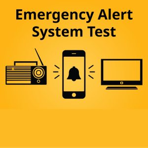 Emergency alert system test