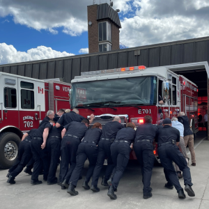 Push-In Ceremony for New Fire Engine