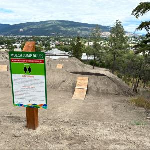 Photo of Bike Park with sign