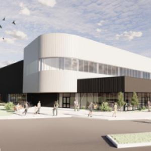 ALC rendering of North West entrance