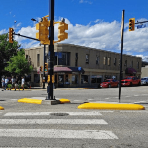 intersection with traffic signals