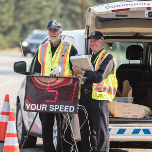 RCMP Volunteers Speed Watch program