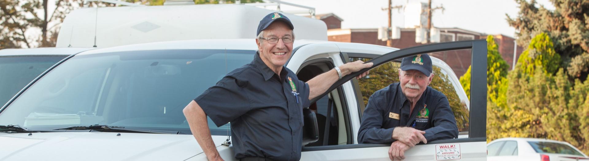 Volunteers with the Safe Communities Unit