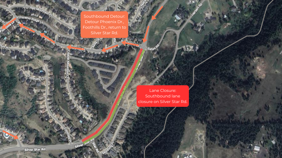 260414 Silver Star Detour Map