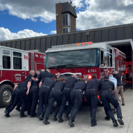 Push-In Ceremony for New Fire Engine