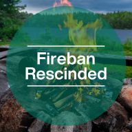 Fireban rescinded