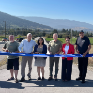 Multi-use path ribbon cutting