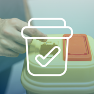 Safe needle disposal graphic